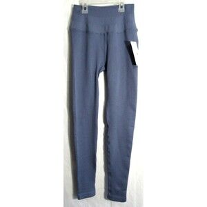 Spiritual Gangster Blue Love Sculpt Ribbed High Waist Leggings Size XS/S NWT